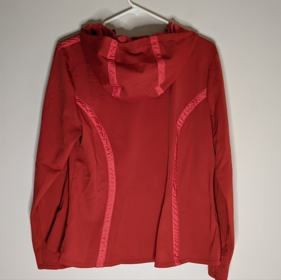 ATHLETA Verbier Hooded Jacket XL Rust Color - Picture 2 of 5